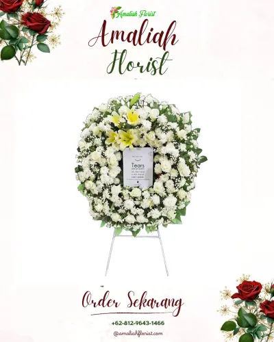 Krans Bunga Duka Cita di Krempong