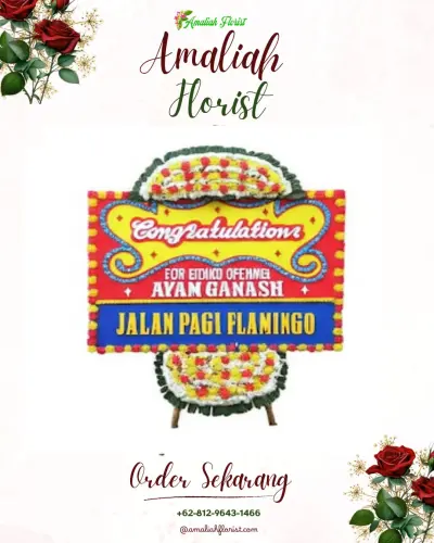 Bunga Papan Congratulation di Krempong